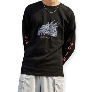 Shein Mens Crewneck Dragon Sweatshirt sz L